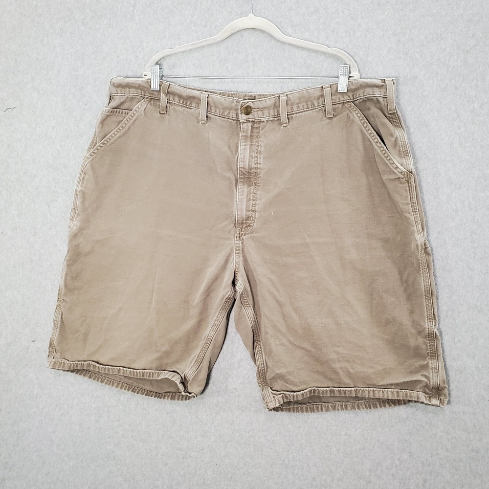Carhartt Men Shorts 46 Brown Carpenter Straight 8278 MUS 10" Inseam READ